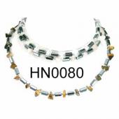 Assorted Colored Semi precious Chip Stone Beads Hematite Beads Stone Chain Choker Fashion Women Necklace